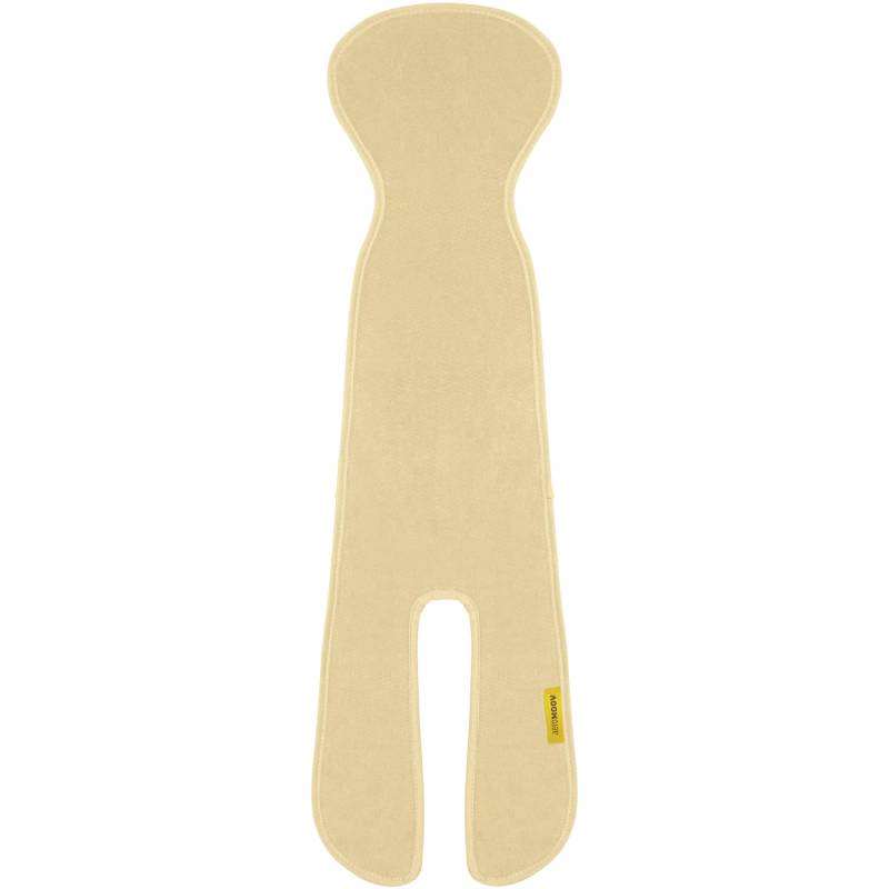 Aeromoov - Baby Sitzauflage Air Layer - Einlage Für Autositz oder Kinderwagen - Gruppe 2/3 mit Beinen - Antischwitz Sommerbezug - Bio-Baumwolle - Vanilla von Aeromoov