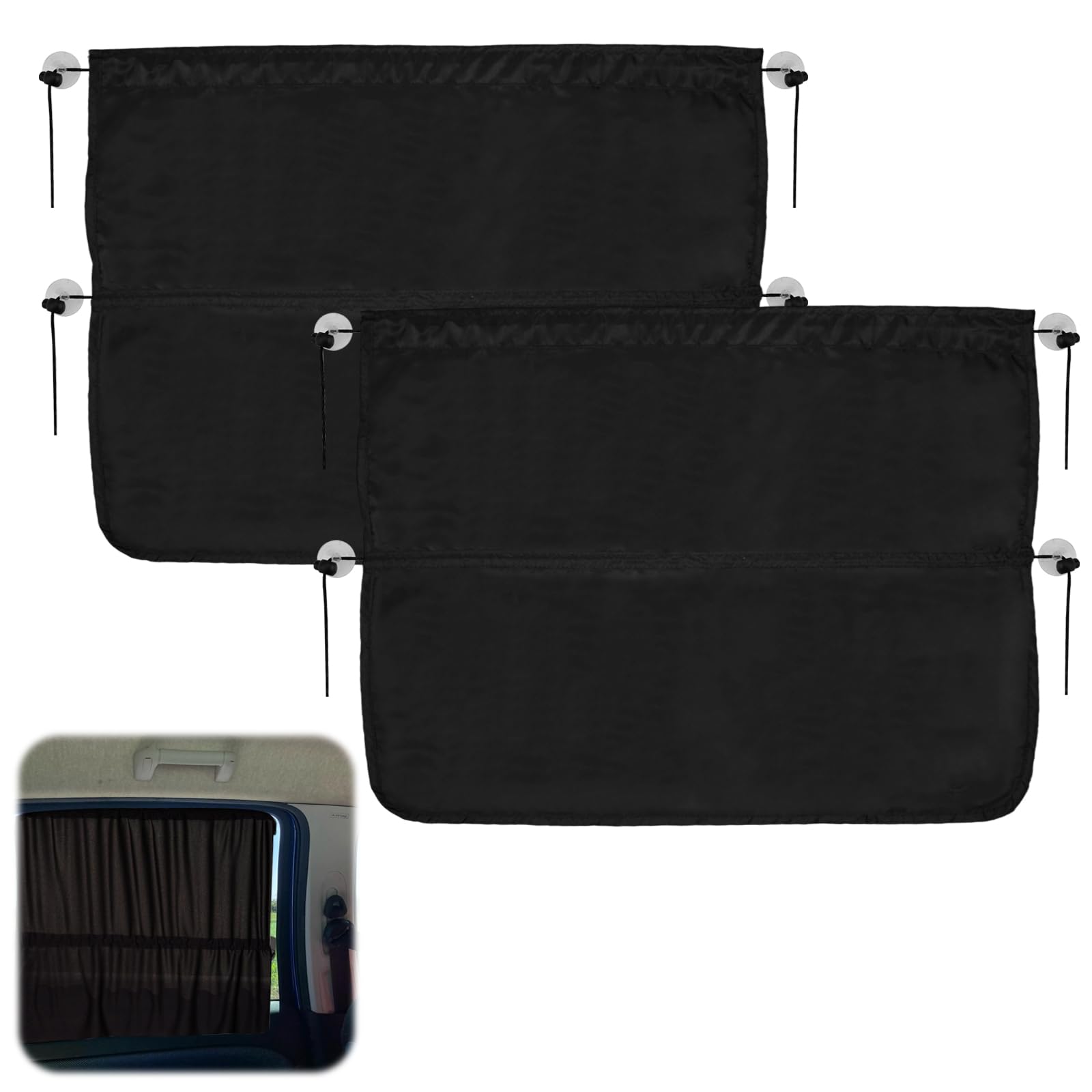 2 Stück Auto Fenster Sonnenschutz, 65 x 50 cm Auto Vorhang, Autofenster Sonnenschutz Kinder, Universal Sonnenblende Auto Kinder mit UV Schutz Hitzeschutz & zum Abdunkeln, für die Meisten Autos 2 Stück Auto Fenster Sonnenschutz, 65 x 50 cm Auto Vorhang, Autofenster Sonnenschutz Kinder, Universal Sonnenblende Auto Kinder mit UV Schutz Hitzeschutz & zum Abdunkeln, für die Meisten Autos von AetherAurora