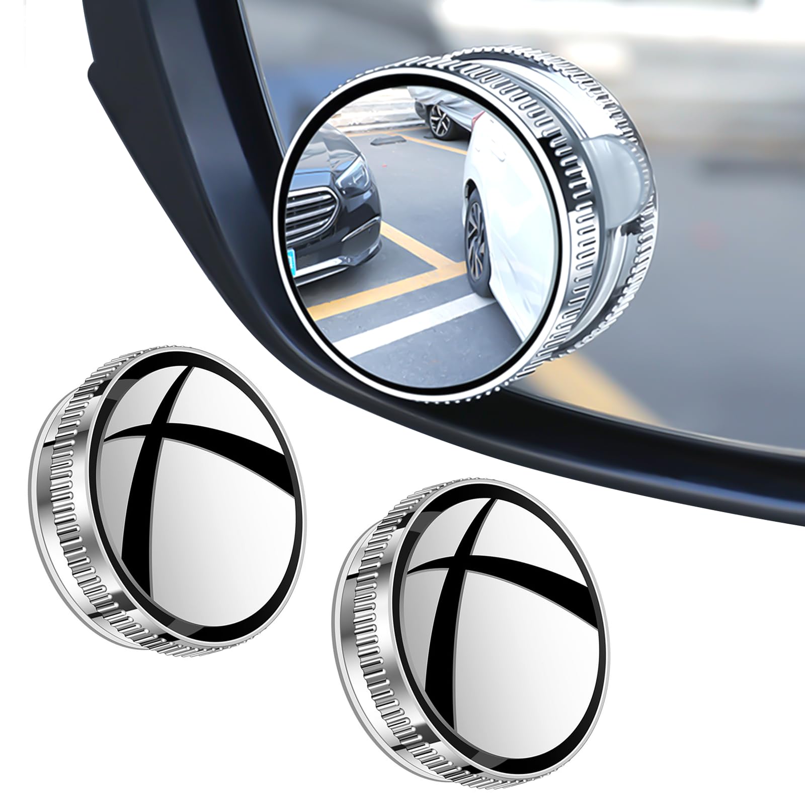 2 Stück Toter Winkel Spiegel Auto, Auto Toter Winkelspiegel Abnehmbar, 360° Drehbarer Weitwinkel Einstellbare Wasserdichte, HD Selbstklebend, für Allzweckfahrzeuge, LKWs, SUVs, HD-Glas-Spiegel 2 Stück Toter Winkel Spiegel Auto, Auto Toter Winkelspiegel Abnehmbar, 360° Drehbarer Weitwinkel Einstellbare Wasserdichte, HD Selbstklebend, für Allzweckfahrzeuge, LKWs, SUVs, HD-Glas-Spiegel von AetherAurora