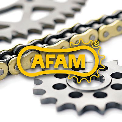 Afam Tuning, Kettensatz Stahl - Gold von Afam
