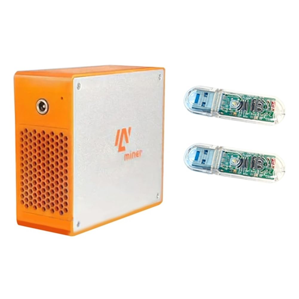Afforstyle BTC Solo-Lotterie-Miner LV07 11MH/S 12W 0 Geräusch (mit Netzteil) BTC Solo-Miner mit Einer Chance 1333MHz BTC EU-Stecker von Afforstyle