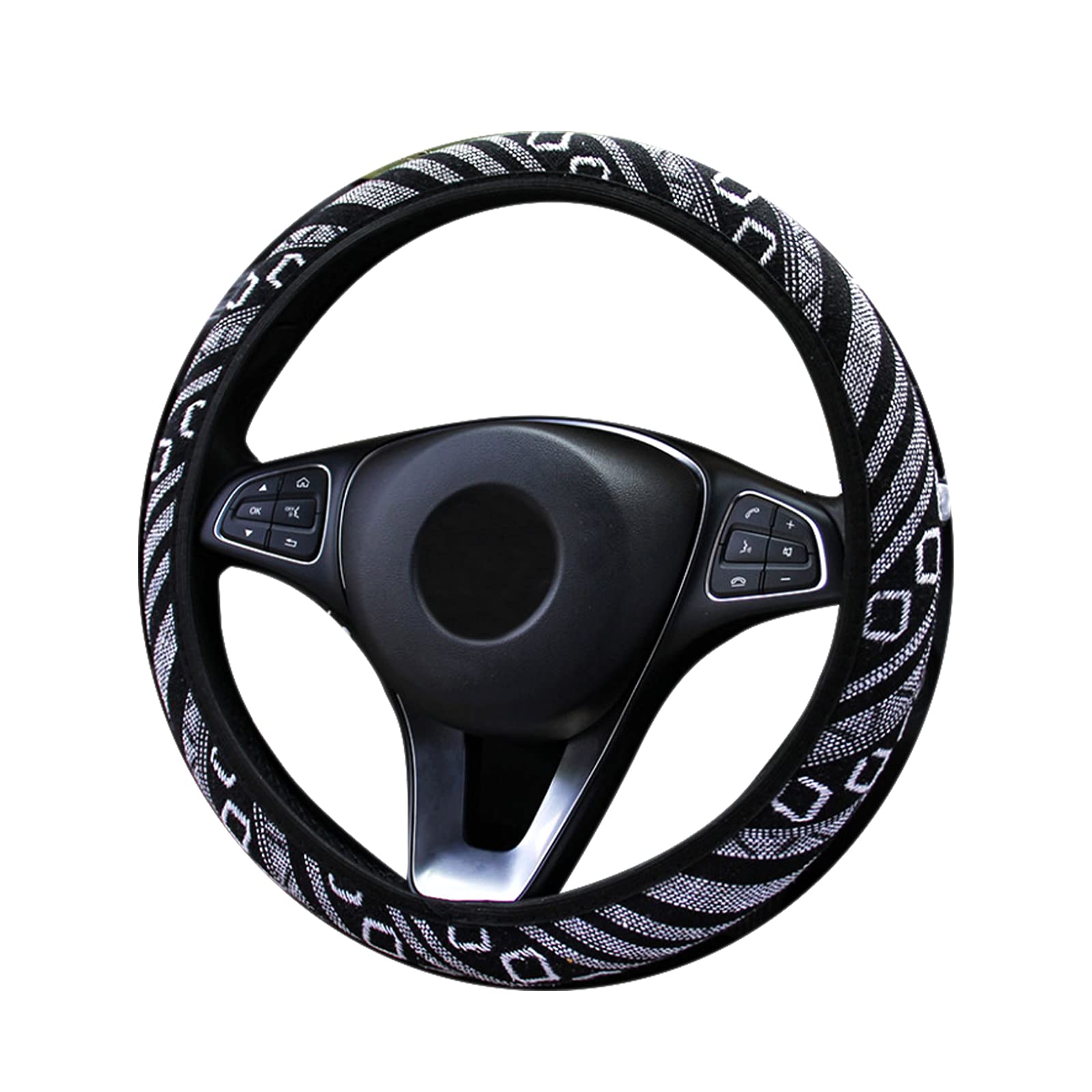 AfinderDE Universal Auto Lenkradhülle aus Atmungsaktiv rutschfest Baumwolle Lenkradbezug Lenkrad Abdeckung Sport Lenkradabdeckung 37–39 cm AfinderDE Universal Auto Lenkradhülle aus Atmungsaktiv rutschfest Baumwolle Lenkradbezug Lenkrad Abdeckung Sport Lenkradabdeckung 37–39 cm von AfinderDE