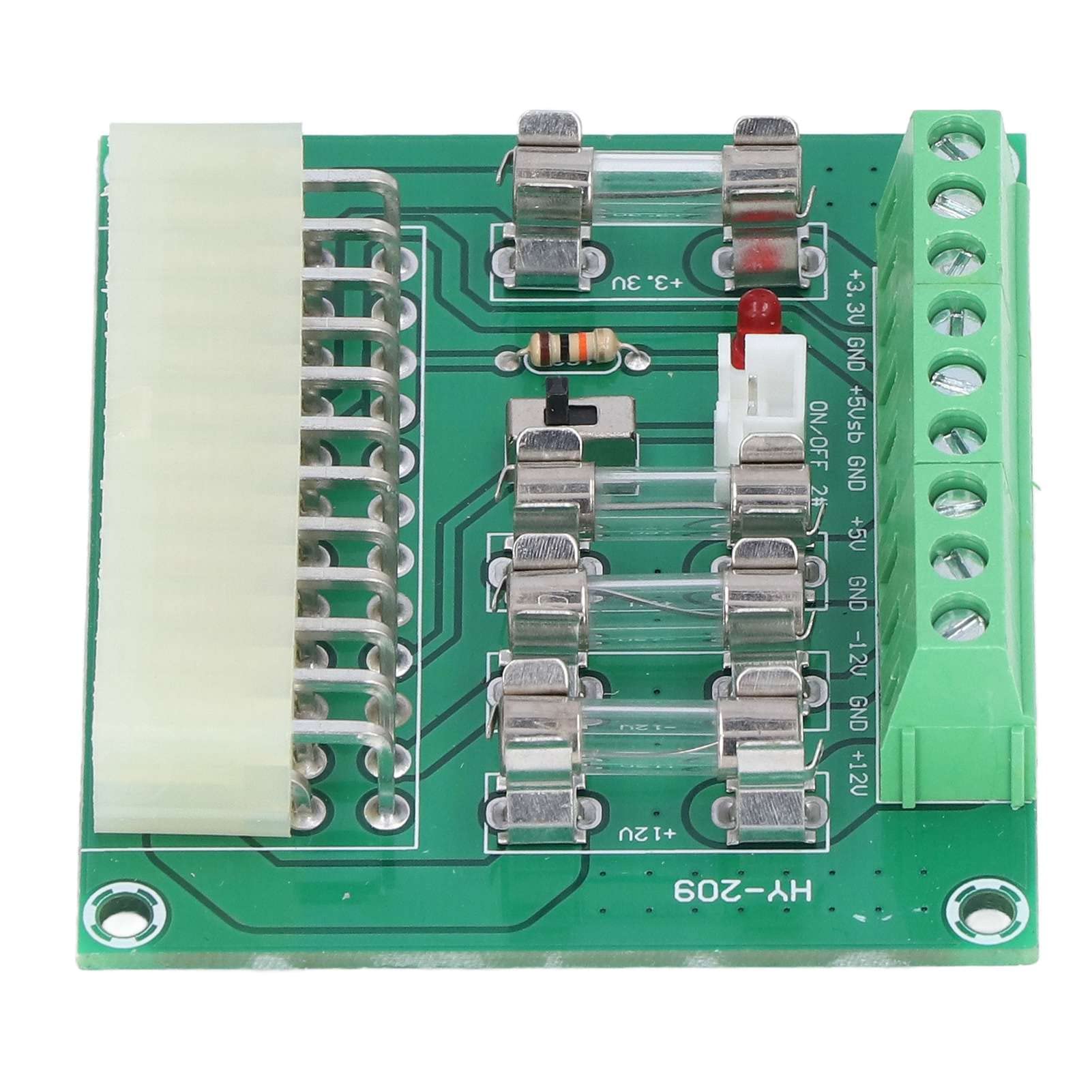 ATX-Netzteilmodul, ATX-Adaptermodul, Verkabelung, Breakout-Board ZJ-012 ATX-Netzteilplatine Für 24-polige 20-polige Desktop-Schnittstelle ATX-Netzteilmodul, ATX-Adaptermodul, Verkabelung, Breakout-Board ZJ-012 ATX-Netzteilplatine Für 24-polige 20-polige Desktop-Schnittstelle von Agatige
