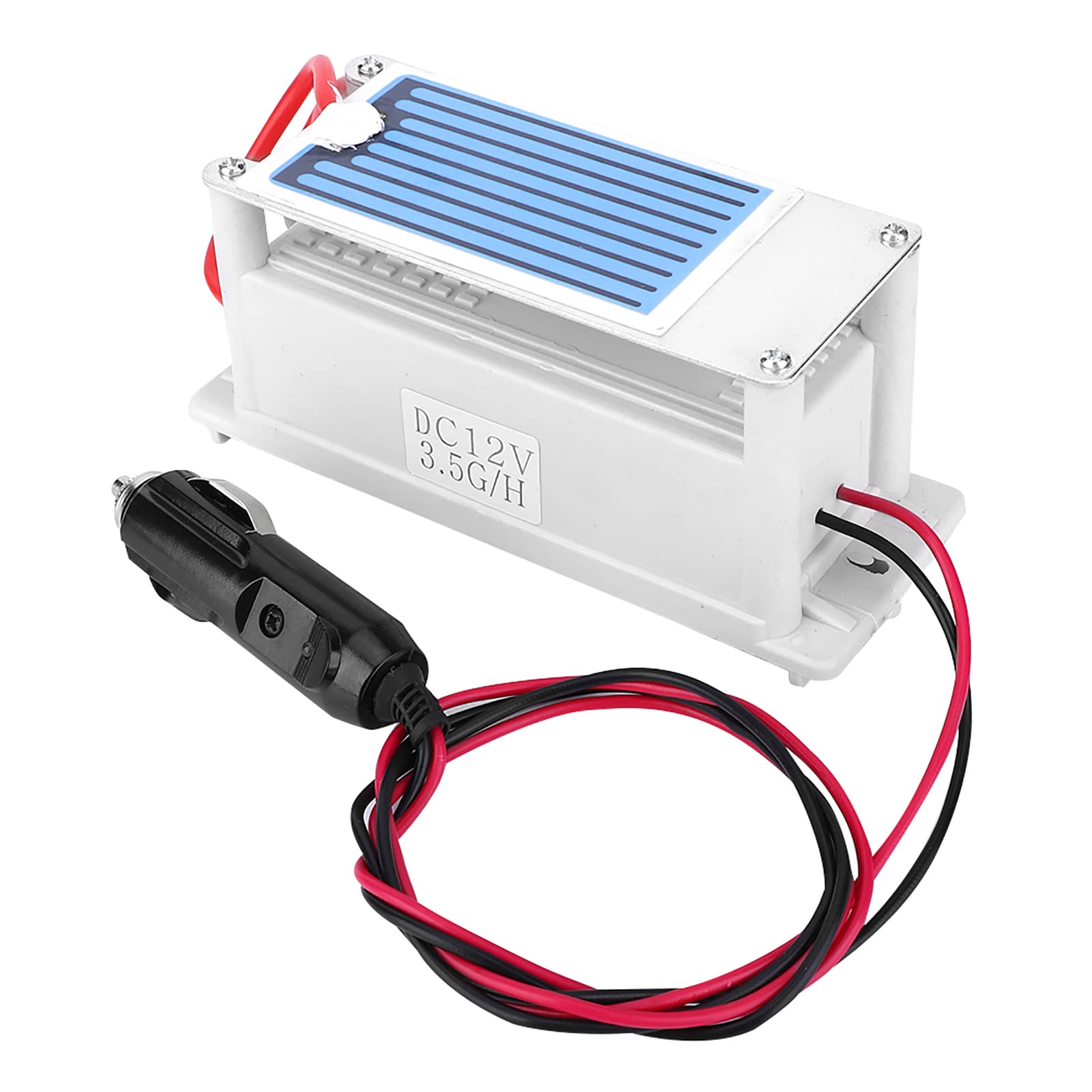 Ozongenerator, 3,5 G DC12V Integrierter Auto-Ozongenerator Ozonisator Maschine Luftreinigung Reinigungswerkzeug Ozontherapiemaschine Ozongenerator Für zu Hause von Agatige