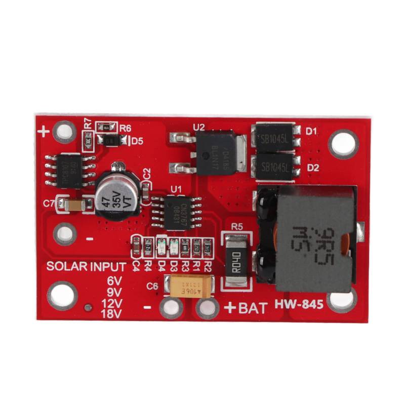 Solarpanel-Steuermodul, CN3791 12 V 3a 3,7 V MPPT-Solarpanel-Controller 1-Zellen-Lithium-Batterie-Lade-Laderegler Batterie-Controller Für Solarmodule von Agatige