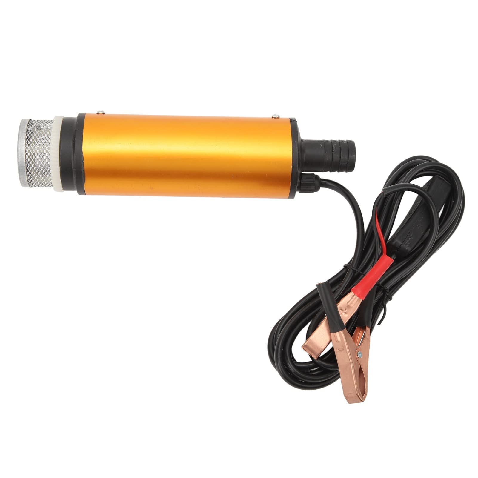 Tauchpumpe aus Edelstahl, die Sel -Wassertransferpumpe 12 -Meter 2m Hebe 8500r Elektrische Taucheröl -Wasserpumpe mit Filter für Traktor, Bau, landwirtschaftliche Maschinen (24 V) von Agatige