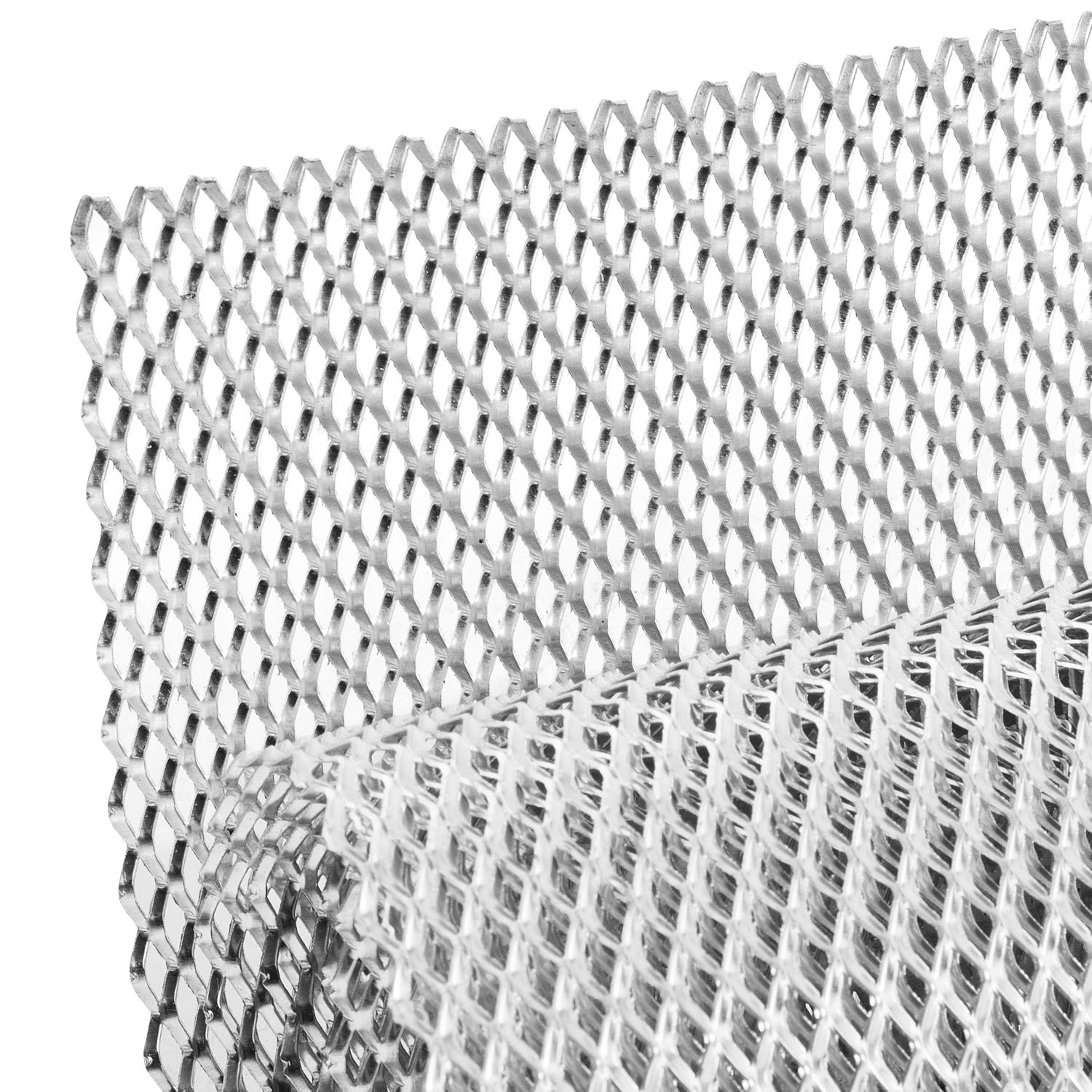 AggAuto 100×33cm Silber Renngitter, 4×8mm Raute Lochgröße Wabengitter, Aluminiumlegierung Streckgitter, Race Gitter, universell passendes automotive Kühlergitter AggAuto 100×33cm Silber Renngitter, 4×8mm Raute Lochgröße Wabengitter, Aluminiumlegierung Streckgitter, Race Gitter, universell passendes automotive Kühlergitter von AggAuto
