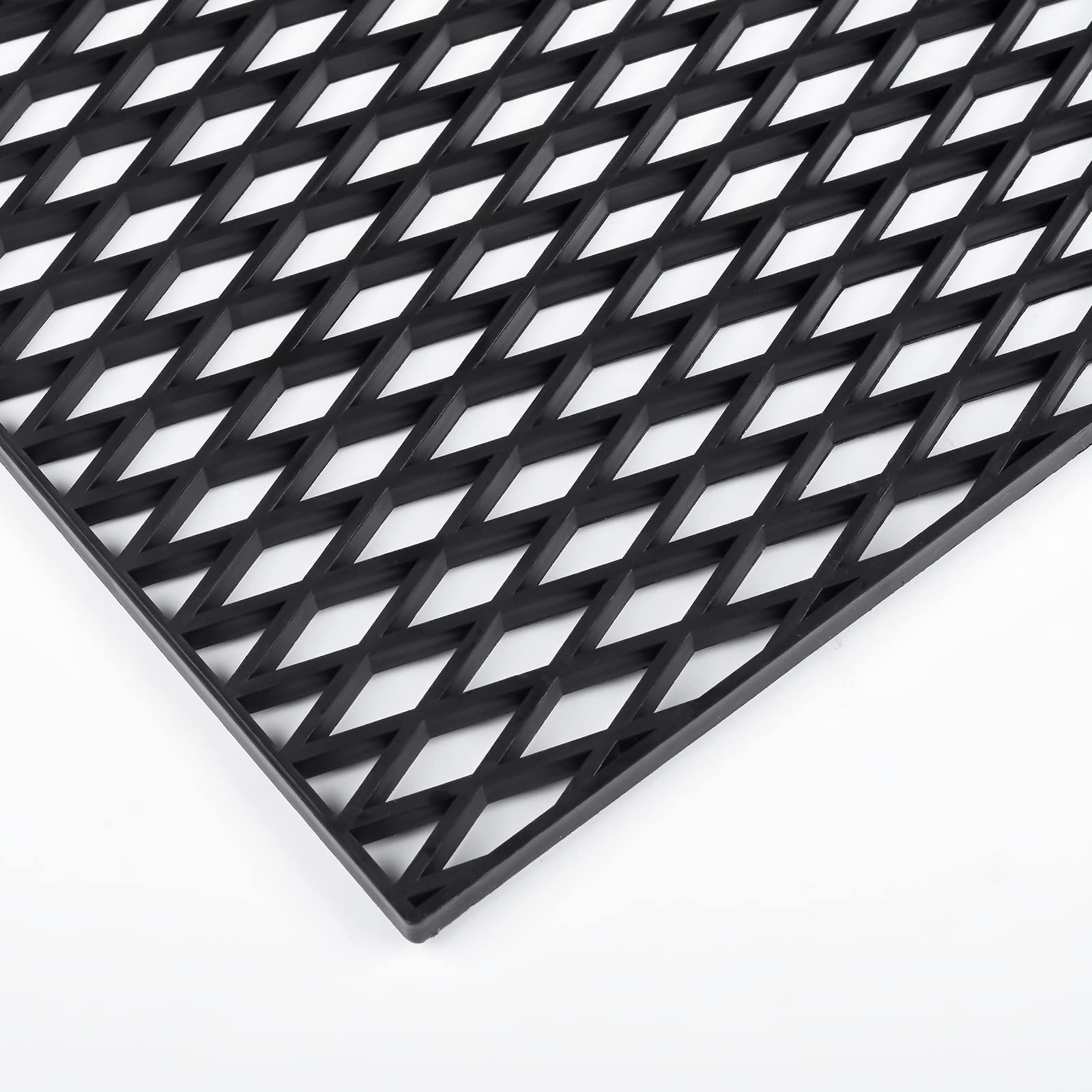 AggAuto 119,38x40,64cm Schwarz ABS-Kunststoff Universal Auto Grill Mesh, Automotive Kühlergrill einfügen Stoßstange Wabenloch 11x30mm Hex Grids von AggAuto