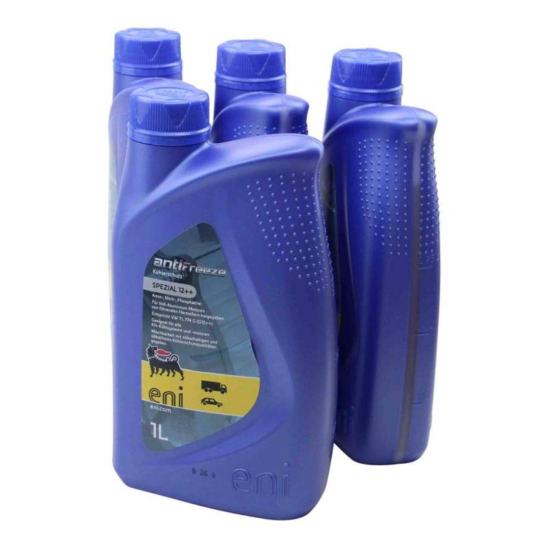 Kühlflüssigkeit Frostschutz Konzentrat -40° 4x1L Eni Agip Antifreeze Spezial 12++ 4 Liter von Agip-Eni