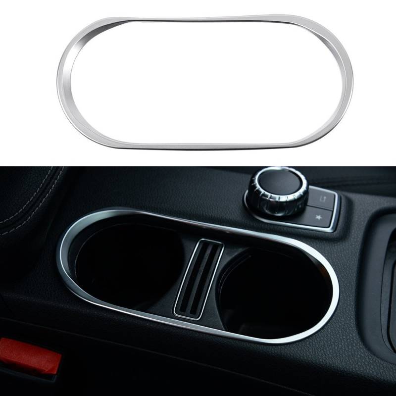 Chrom Becherhalter Verkleidung für CLA 200 260 GLA A Klasse W176 C117 A180 14?17 Zubehör car-styling von Agodor