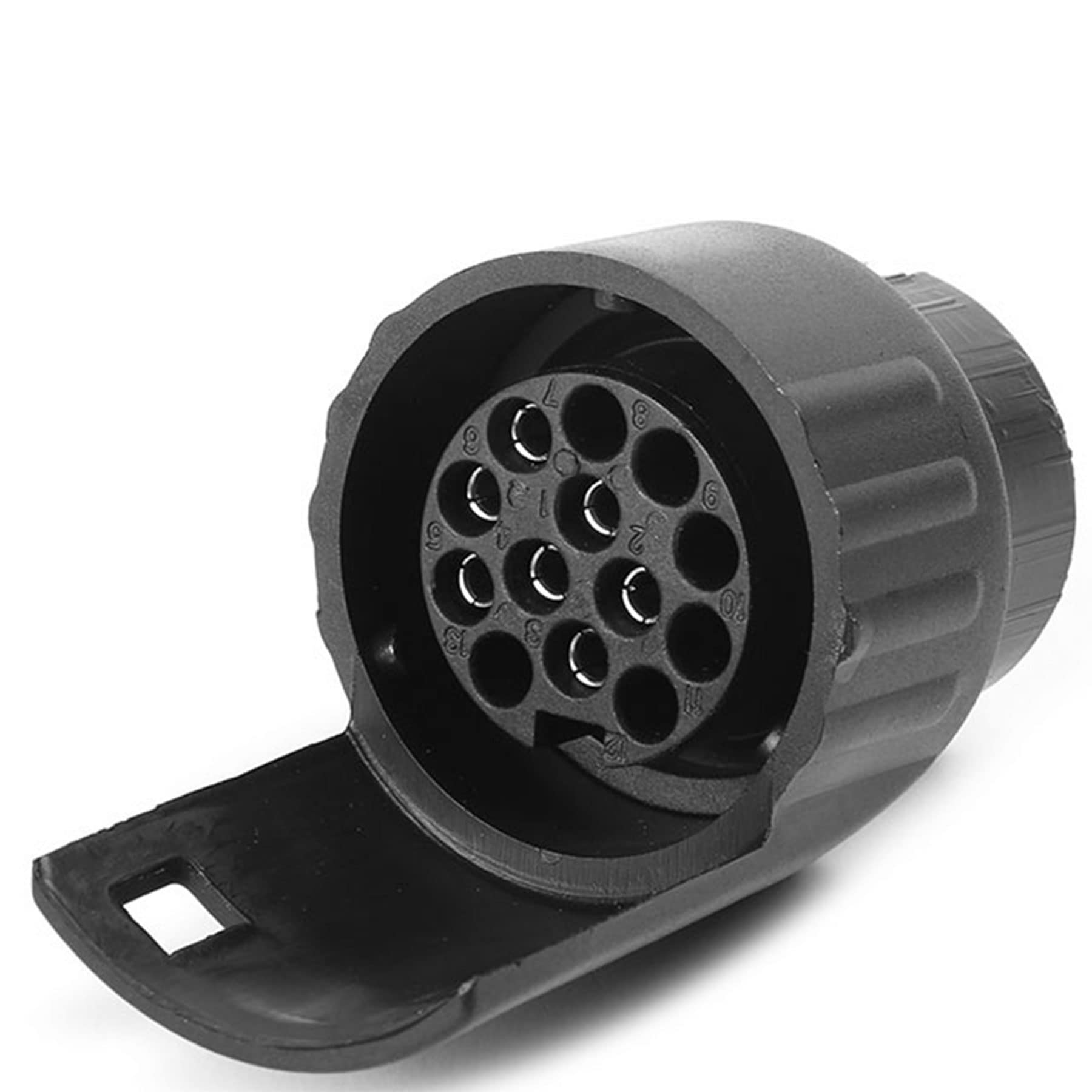 AGRISHOP Anhänger Adapter7- auf 13-polig, 12v 7-Pin Auto auf 13-Pin Anhänger Adapter Wasserdicht Auto zu Hänger,Anhängerkupplung Adapter 7 auf 13 für PKW Caravan Truck Radträger KFZ LKW AGRISHOP Anhänger Adapter7- auf 13-polig, 12v 7-Pin Auto auf 13-Pin Anhänger Adapter Wasserdicht Auto zu Hänger,Anhängerkupplung Adapter 7 auf 13 für PKW Caravan Truck Radträger KFZ LKW von AGRISHOP