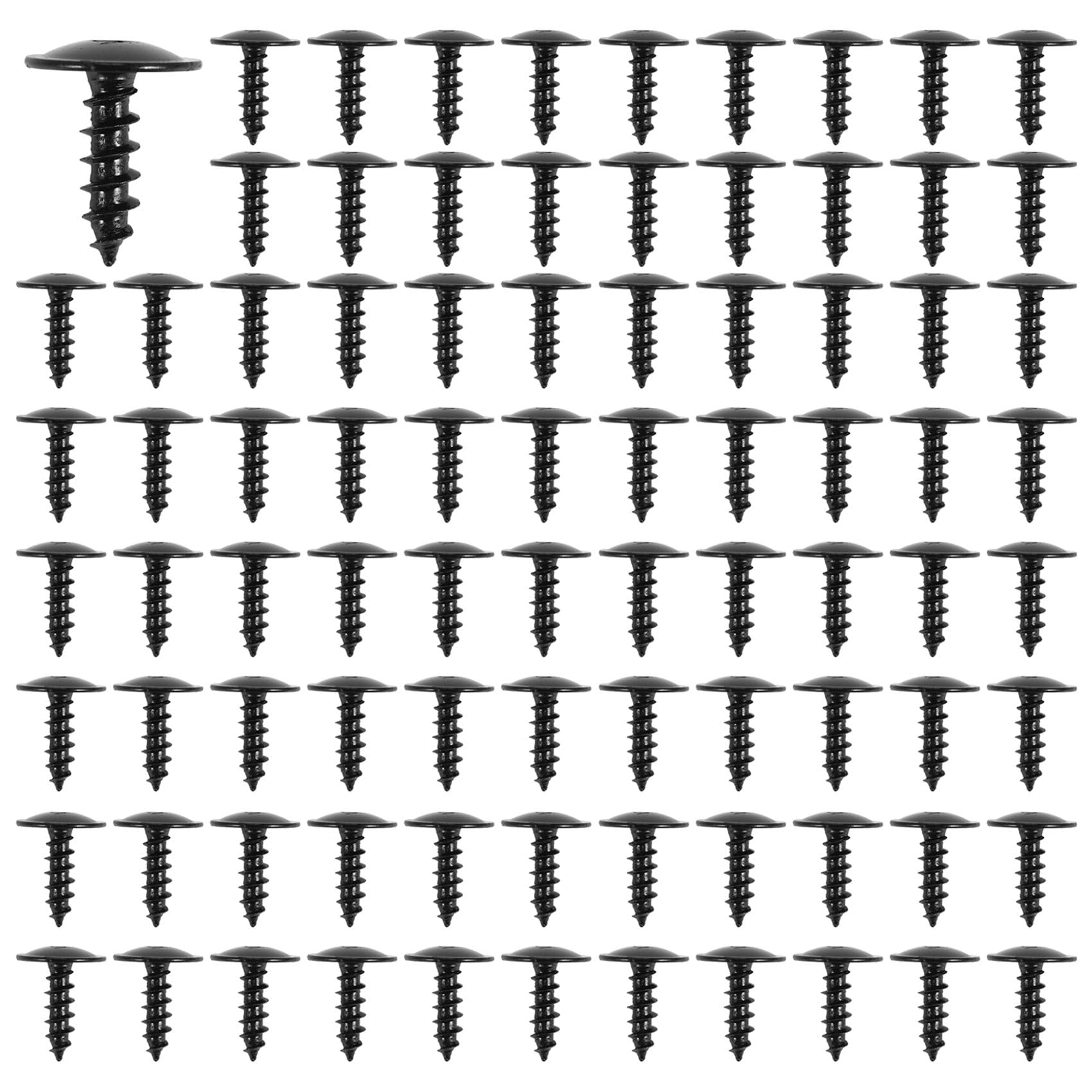 Agwuoetr 100 StüCk Auto Motor Unter Abdeckung Spritz Schutz Selbstschneidende Schrauben 5Mm N90974701 für A4 A3 A5 A6 A7 A8 Q5 Golf von Agwuoetr
