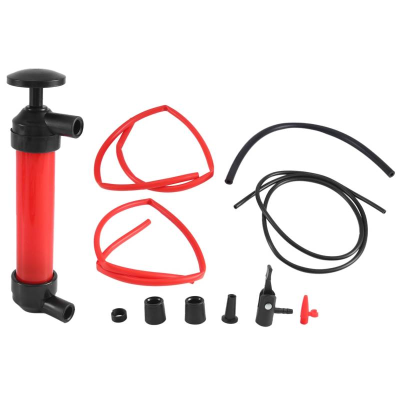 Agwuoetr Mehrzweck Siphon Transferpumpen Kit, mit oelmessstab | oelabsaugung Fuer oel, Benzin, Wasser, Fluessigkeiten und Luft von Agwuoetr