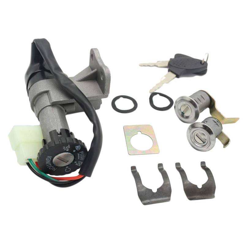 Agwuoetr Motorrad ZüNdung Schalter Tasten Sperre Eingestellt für 50Cc 150Cc GY6 Roller Moped Jonway Roketa von Agwuoetr