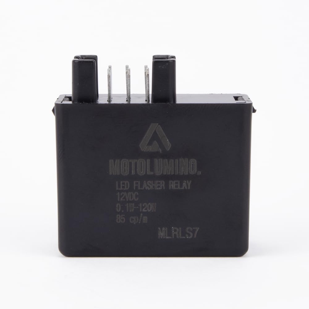 Aharon Motolumino Blinker Relais für Motorräder | Universal 12V LED/Halogen| Kompatibel mit Suzuki 7-Pin-Anschluss | LED-Blinkleuchten | LED-Lauflichtblinker | Blinkrelais | Blinkergeber Aharon Motolumino Blinker Relais für Motorräder | Universal 12V LED/Halogen| Kompatibel mit Suzuki 7-Pin-Anschluss | LED-Blinkleuchten | LED-Lauflichtblinker | Blinkrelais | Blinkergeber von Aharon