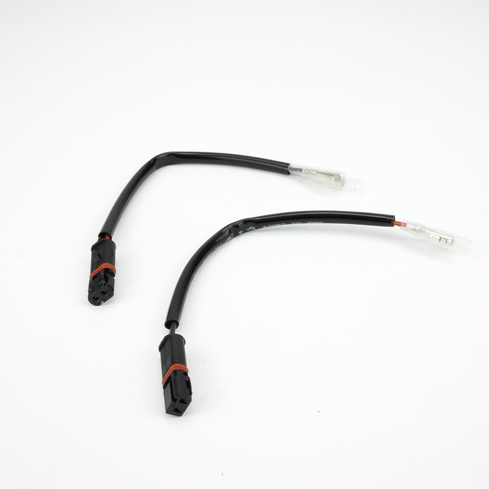 Aharon Motorrad 12V Verlaengerungskabel-Adapter für LED-Blinker | Kompatibel mit Motorrädern von BMW | Motorrad Blinker Adapterkabel | Kabeladapterstecker | Wasserdicht, Μotorradzubehör Aharon Motorrad 12V Verlaengerungskabel-Adapter für LED-Blinker | Kompatibel mit Motorrädern von BMW | Motorrad Blinker Adapterkabel | Kabeladapterstecker | Wasserdicht, Μotorradzubehör von Aharon