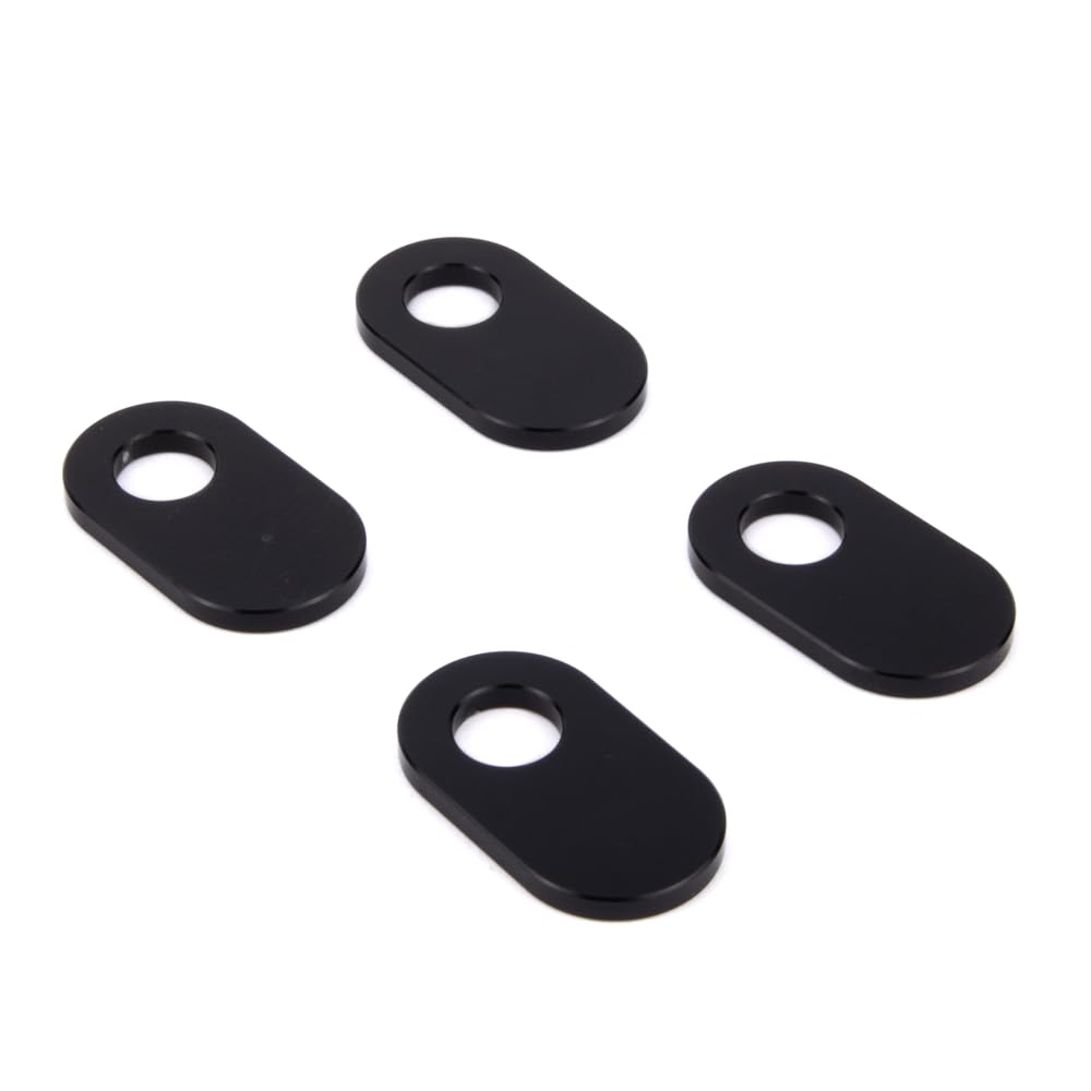 Aharon Motorrad-LED-Blinkerhalter im 4er-Pack | Kompatibel mit Triumph, Ducati & Aprilia, M8/M10-Gewinde | Blinkerplatten | CNC Aluminium Montageplatten | Adapterplatten Blinkleuchten | Motorräder Aharon Motorrad-LED-Blinkerhalter im 4er-Pack | Kompatibel mit Triumph, Ducati & Aprilia, M8/M10-Gewinde | Blinkerplatten | CNC Aluminium Montageplatten | Adapterplatten Blinkleuchten | Motorräder von Aharon