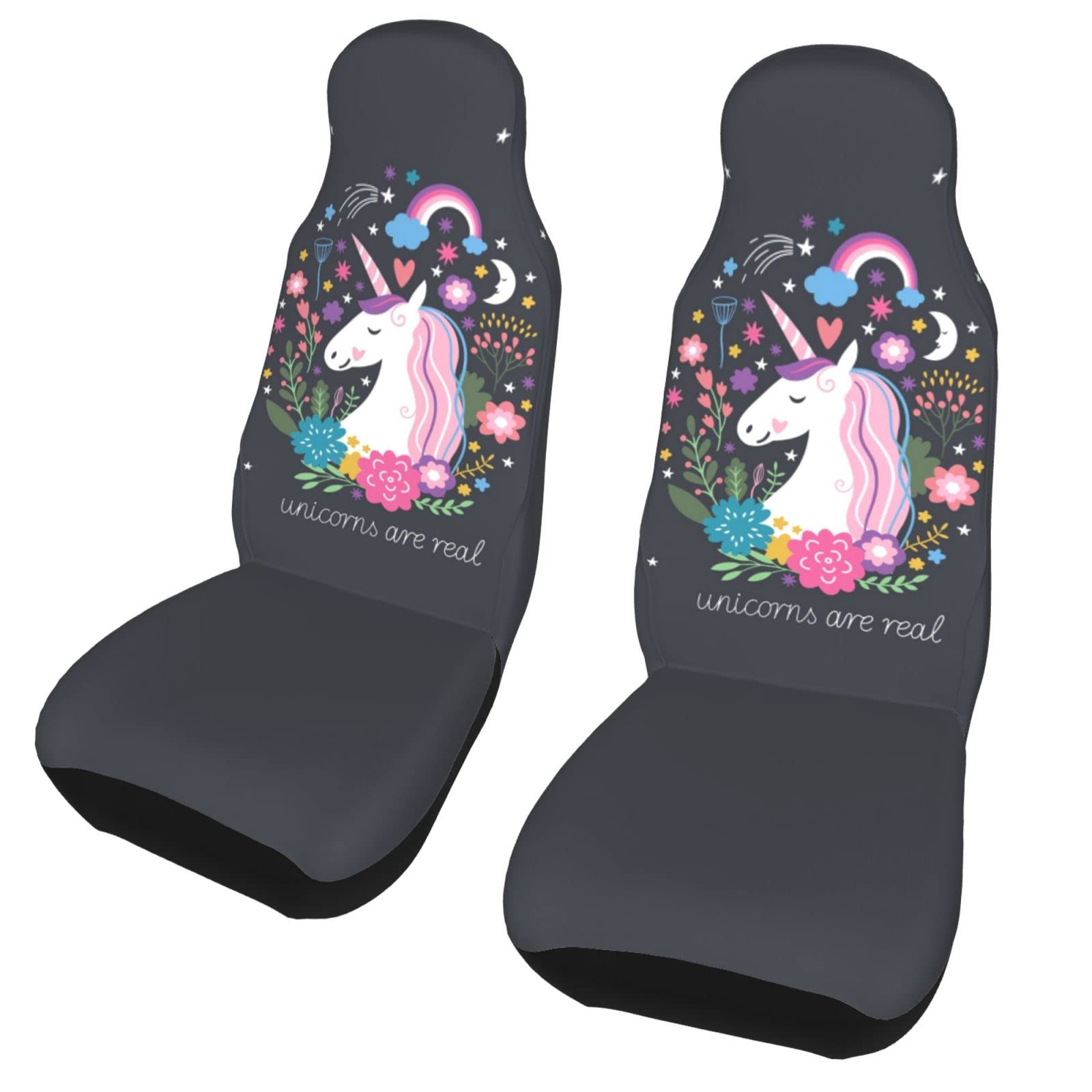 Unicorn Dreams Autositzbezüge, Vordersitze, Automattenbezüge, 2er-Set, Autozubehör, Innenschutz für Frauen, universell passend für die meisten Autos, SUV, Limousinen, LKWs Unicorn Dreams Autositzbezüge, Vordersitze, Automattenbezüge, 2er-Set, Autozubehör, Innenschutz für Frauen, universell passend für die meisten Autos, SUV, Limousinen, LKWs von Ahdyr
