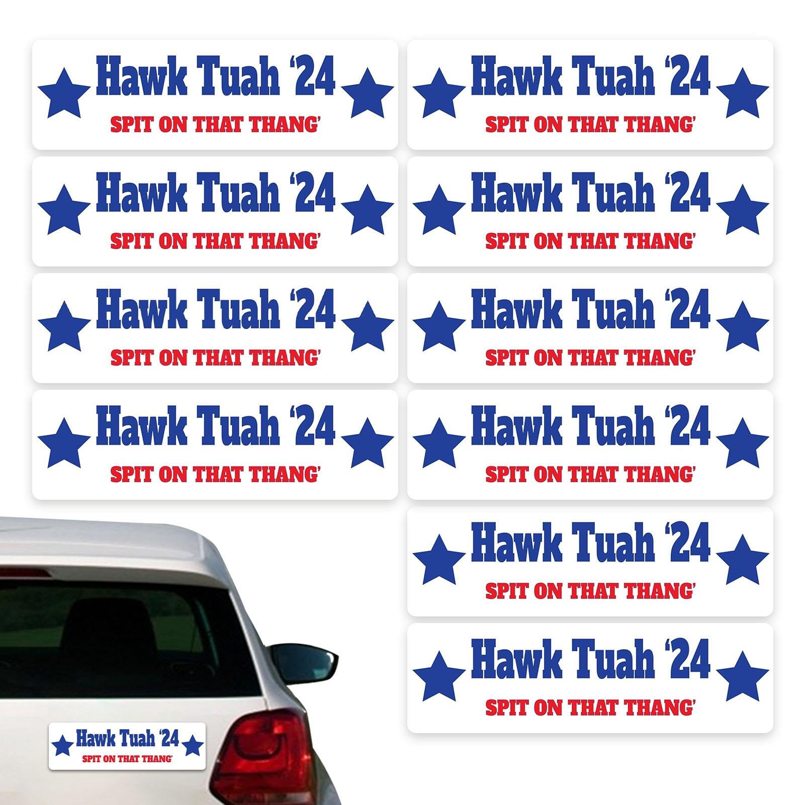 HA-WK Tuah | HA-WK Tuah Sticker | HA-WK Tush Spit On That | Laptop-Auto-Stoßstangenaufkleber | Wasserfester Aufkleber Für Autofenster | Parodie-Aufkleber | Urkomische Parodie-Aufkleber HA-WK Tuah | HA-WK Tuah Sticker | HA-WK Tush Spit On That | Laptop-Auto-Stoßstangenaufkleber | Wasserfester Aufkleber Für Autofenster | Parodie-Aufkleber | Urkomische Parodie-Aufkleber von Ahuuen