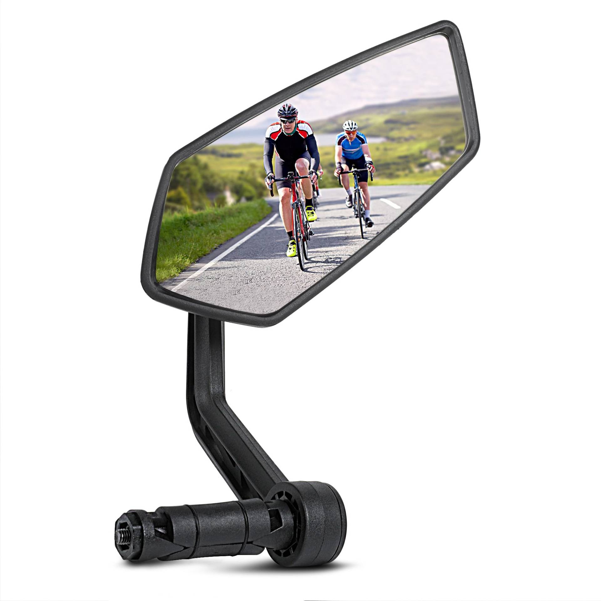 AiQInu Fahrradspiegel, HD Glas Reflektierender Fahrrad Spiegel für Lenker 15-20 mm, 360° drehbarer Fahrradrückspiegel für Fahrrad, Mountainbike, Rennrad (rechts) von AiQInu