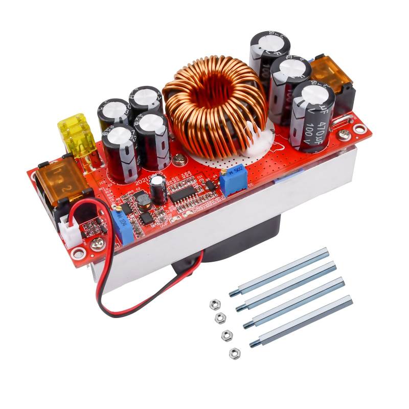 Aideepen 1800W 40A DC-DC Boost Converter, Aufwärtswandler Konstante Stromversorgungsmodul 10-60V bis 12V-90V von Aideepen