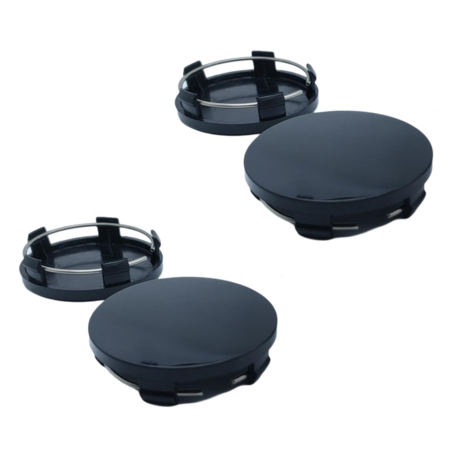 4 Stück Universal Radnabendeckel 60mm, Radnabendeckel,Schwarz Felgenkappen Ersetzen Kompatibel mit VW und Audi Alufelgen(OD 60mm ID 56mm) von Aidqxbaoer