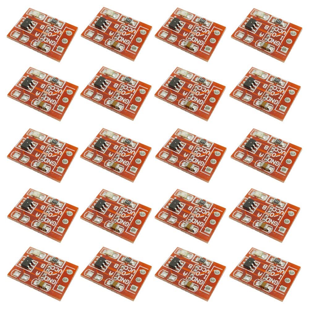 Aihasd 20PCS TTP223 kapazitive Touch-Schalter Taste Selbstverriegelungsmodul für Arduino Aihasd 20PCS TTP223 kapazitive Touch-Schalter Taste Selbstverriegelungsmodul für Arduino von Aihasd