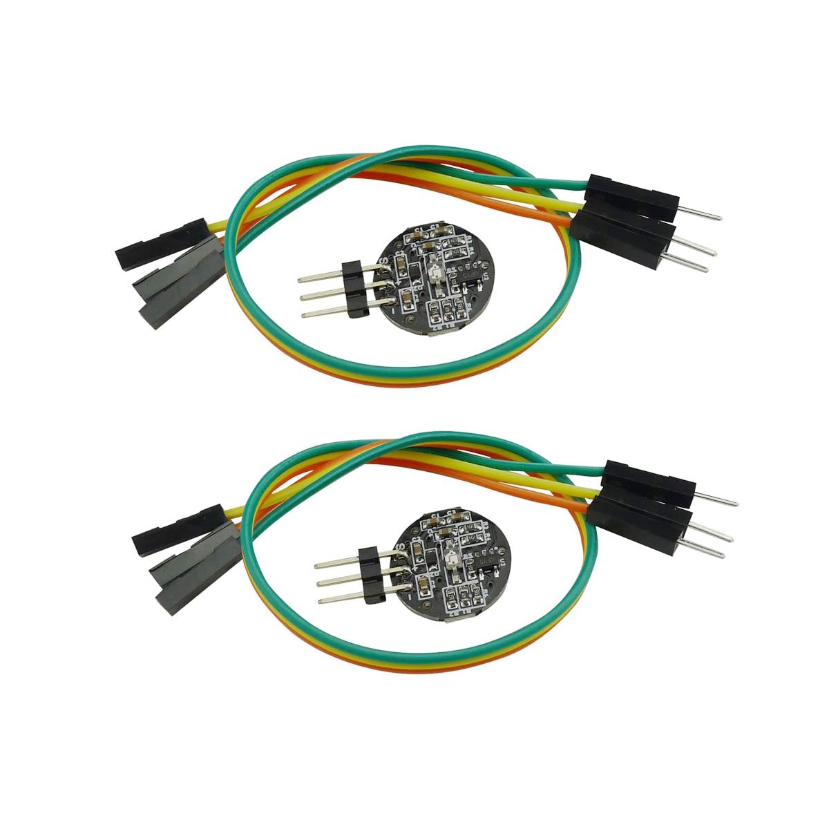 Aihasd 2PCS Pulssensor Herz Frequenz Sensor Modul mit Kabel für Arduino Aihasd 2PCS Pulssensor Herz Frequenz Sensor Modul mit Kabel für Arduino von Aihasd