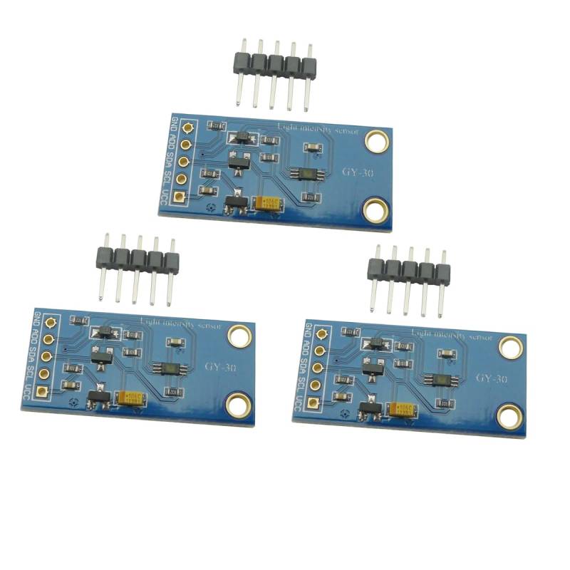 Aihasd 3PCS BH1750FVI GY-30 Digital Light Intensity Sensor Illumination Module for Arduino AVR 3V-5V von Aihasd