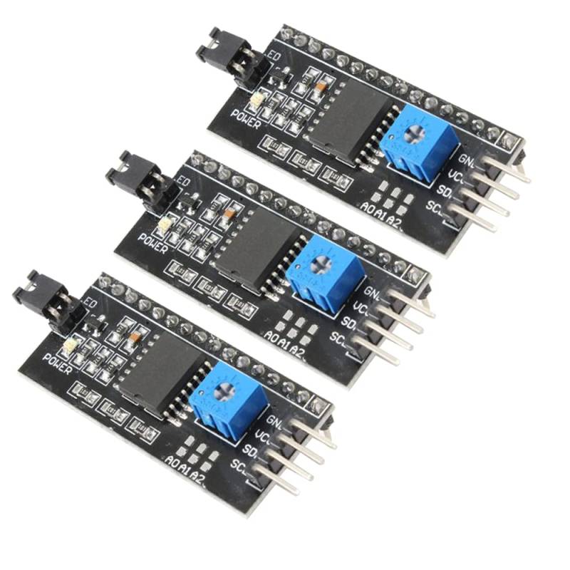 Aihasd 3PCS IIC/I2C/ Interface LCD 1602 2004 LCD Adapter Plate von Aihasd
