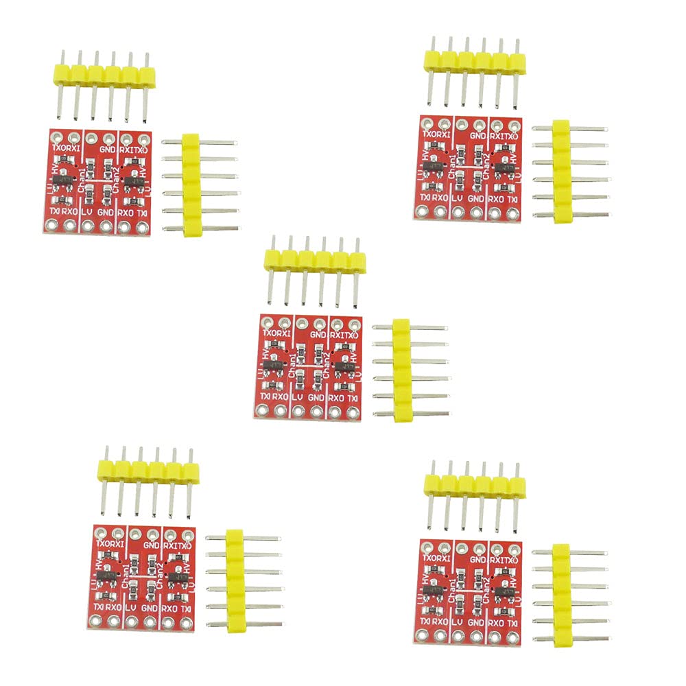Aihasd 5 Stück 2 Channel IIC I2C Logikebene Konverter Bidirektionale Konvertierung Bidirektionales Modul 3,3V auf 5V Umschalter Aihasd 5 Stück 2 Channel IIC I2C Logikebene Konverter Bidirektionale Konvertierung Bidirektionales Modul 3,3V auf 5V Umschalter von Aihasd