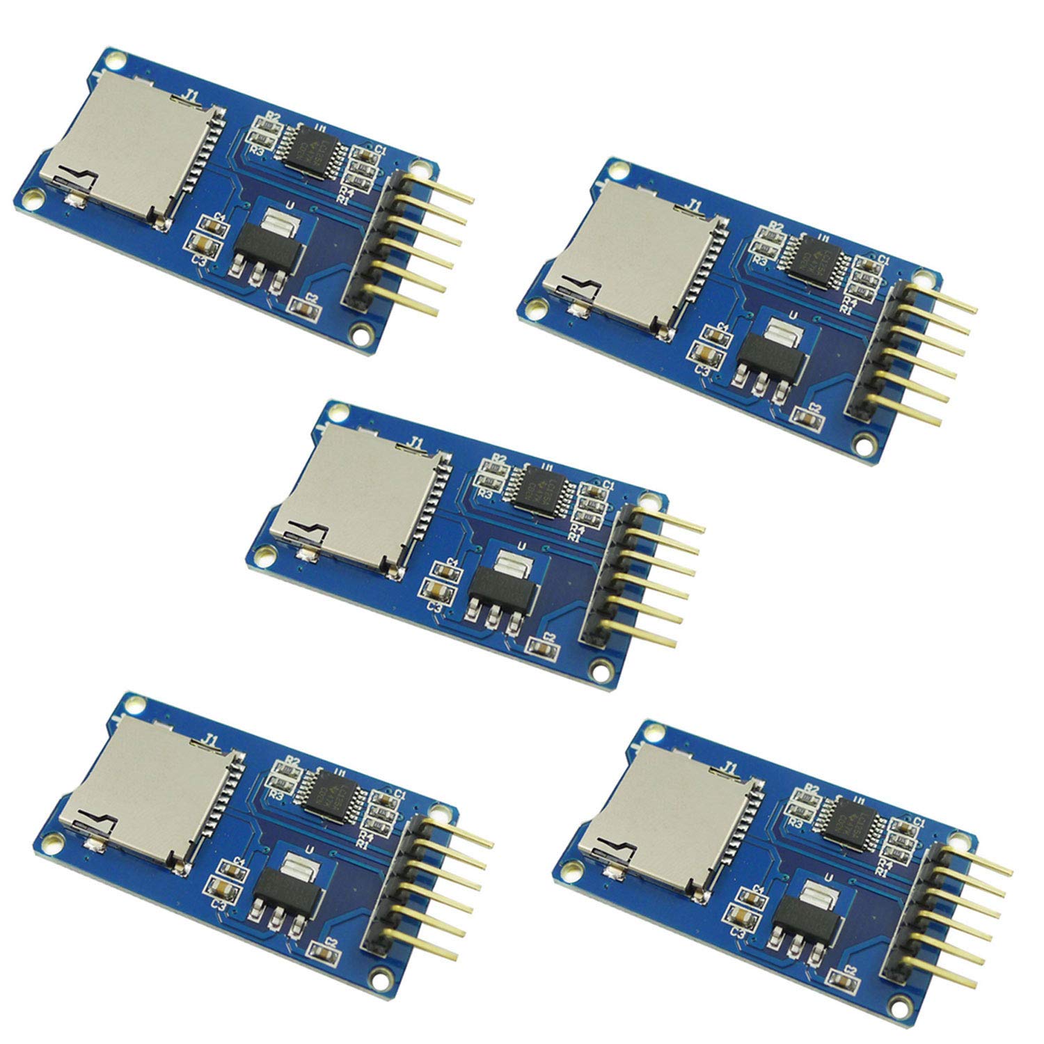 Aihasd 5 stücke SPI Reader Micro Speicher SD TF Karte Memory Card Shield Modul für Arduino Aihasd 5 stücke SPI Reader Micro Speicher SD TF Karte Memory Card Shield Modul für Arduino von Aihasd