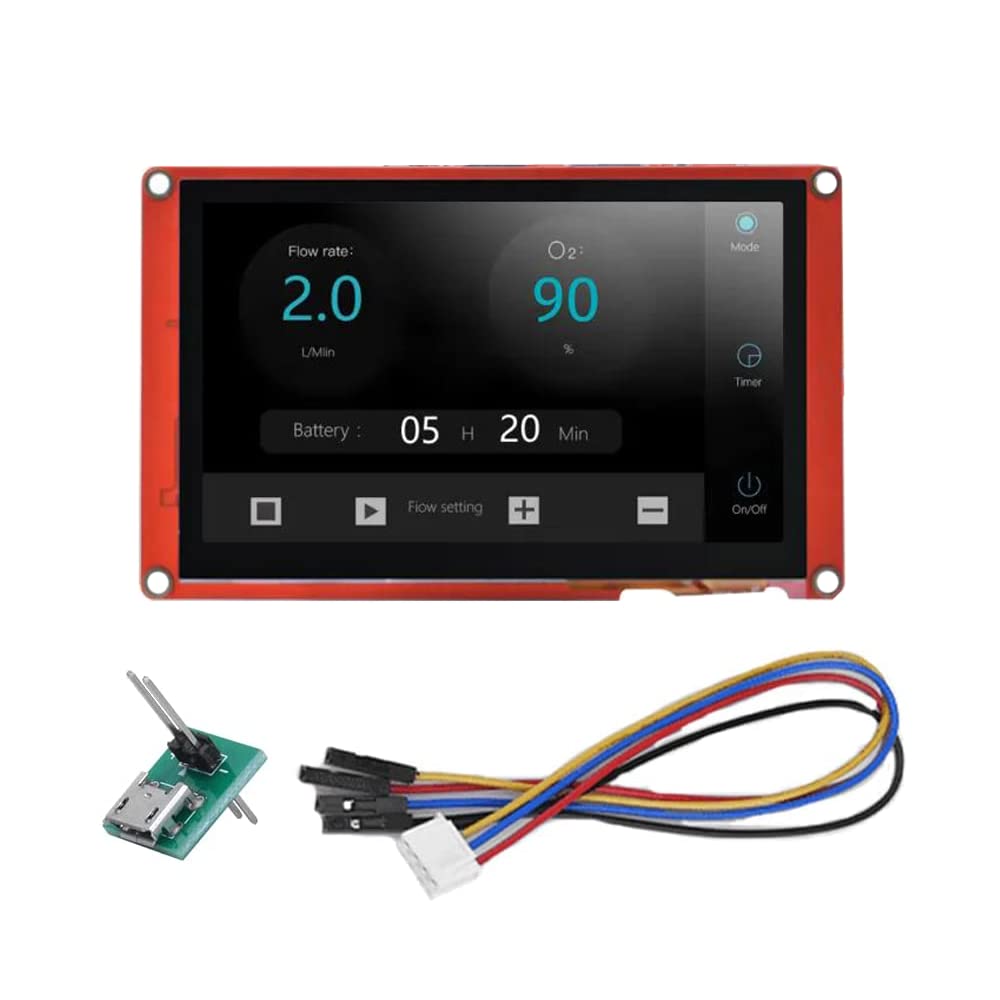 Aihasd Nextion Display Intelligent 4,3” Zoll Kapazitives Touchscreen 480x272 Serielle LCD-TFT HMI Display Modul NX4827P043-011C Unterstützt Audio Video Aihasd Nextion Display Intelligent 4,3” Zoll Kapazitives Touchscreen 480x272 Serielle LCD-TFT HMI Display Modul NX4827P043-011C Unterstützt Audio Video von Aihasd