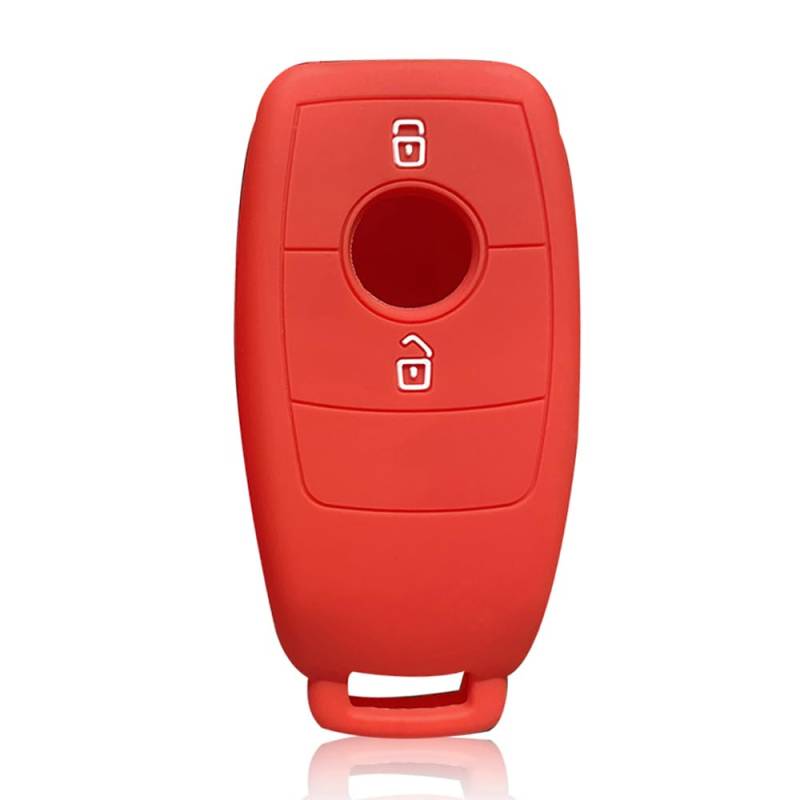 Aikchi für Benz GLB200 GLB220 GLC260L Silikon Schlüsselhülle Schlüsselgehäuse Abdeckung Schlüssel Etui (Rot) von Aikchi