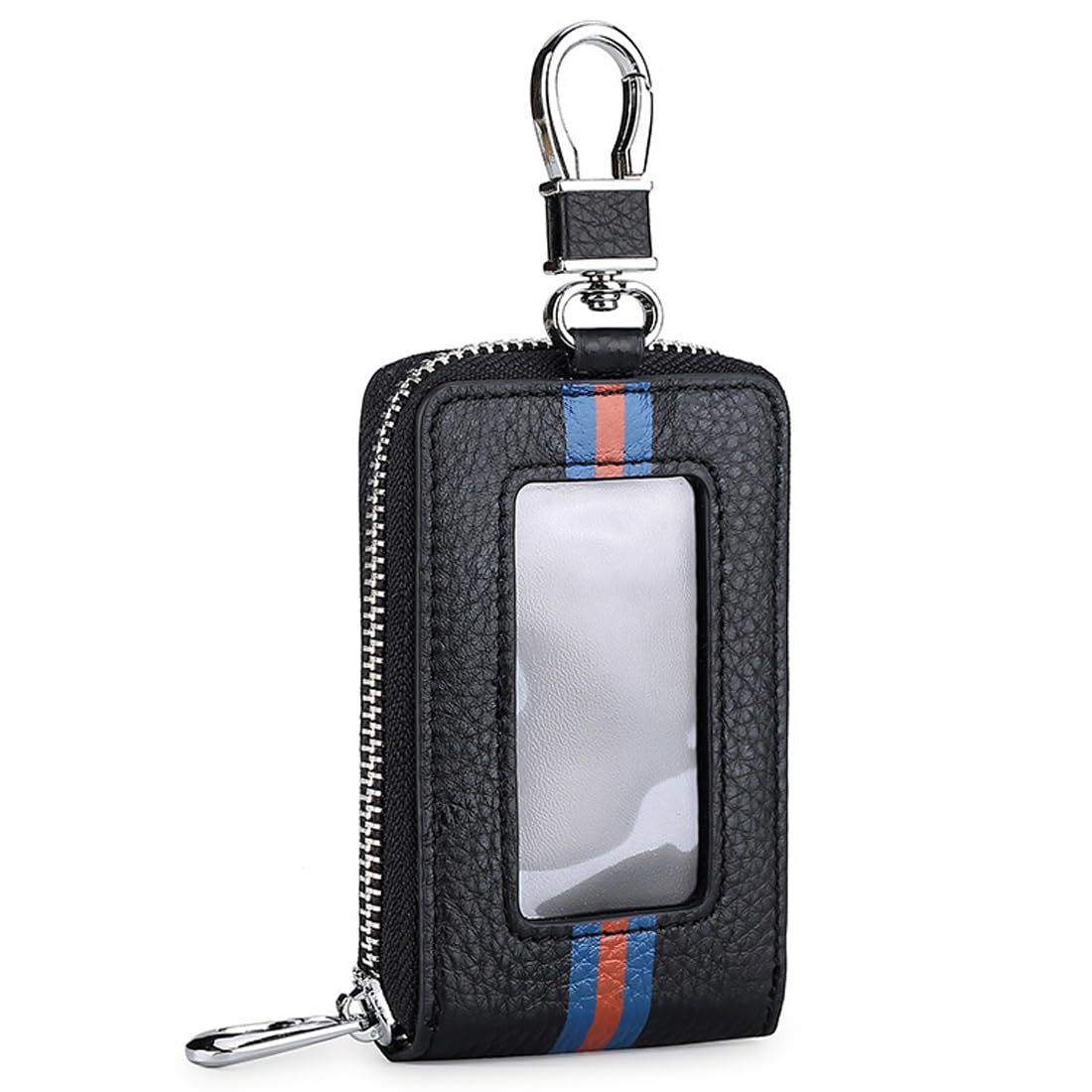 Aileder Faraday Tasche Autoschlüssel Signal Blocker Tasche Keyless Entry Key Fob RFID-Signal Blockierung Auto Schlüssel Hülle Halter Leder Smart Key Protector Tasche (Schwarz) von Aileder