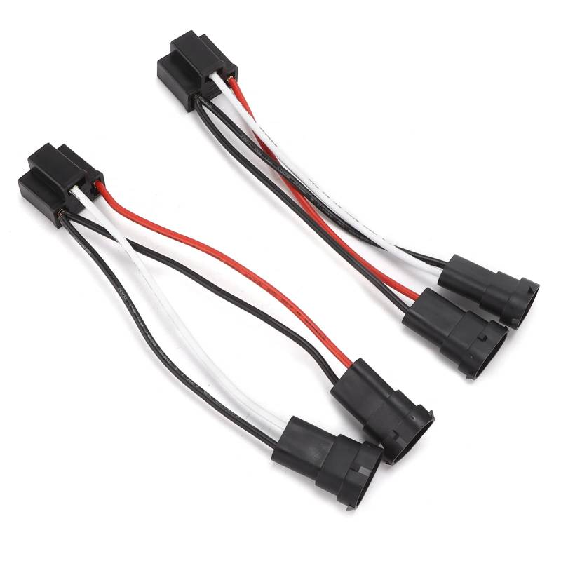 2pcs H4 9003 Bis H11 -Scheinwerferdraht -Kabelbaum -Umwandlungsdrahtgurtadapter für Auto -Scheinwerfer -Nebelscheinwerfer 12V -24 V, Geeignet für die Schweren Duty von Ailgely