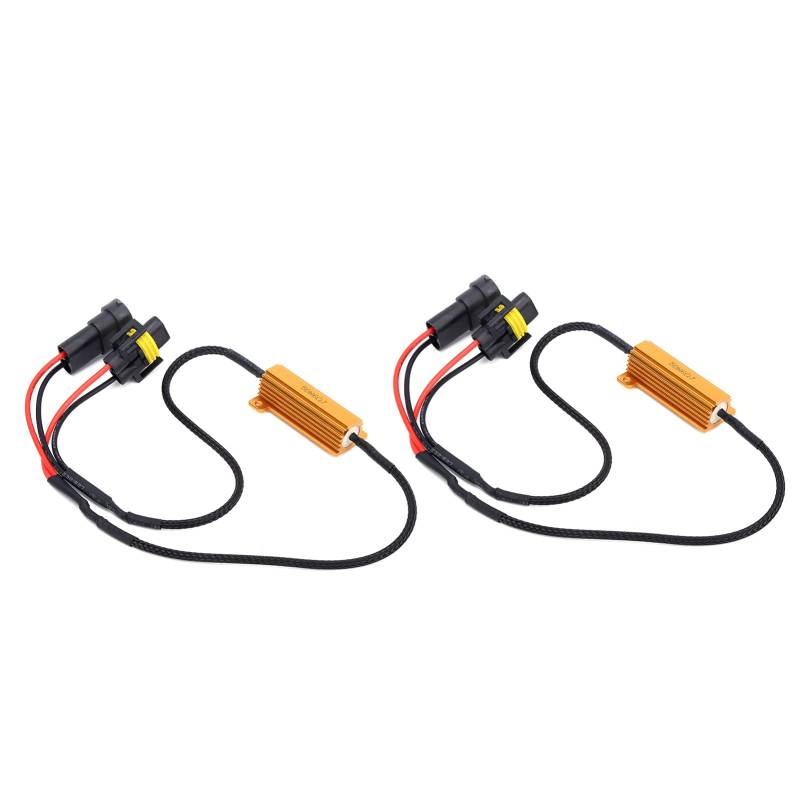 LED -Lastwiderstandsfehlernutzer, 2pcs 50W 6 ω H11 880 881 Decoder für Drehensignale, Nebelscheinwerfer mit Einfacher Installation von Ailgely