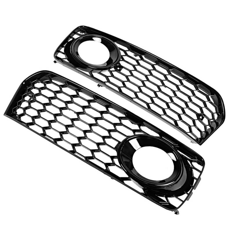 Thick and Glossy Texture, It Can Remain New and Glossy After Long Time Use, Protects Your Front Fog Lamp From Damages, ABS Material, Lightweight and Impact Resistant, Geometric von Ailgely