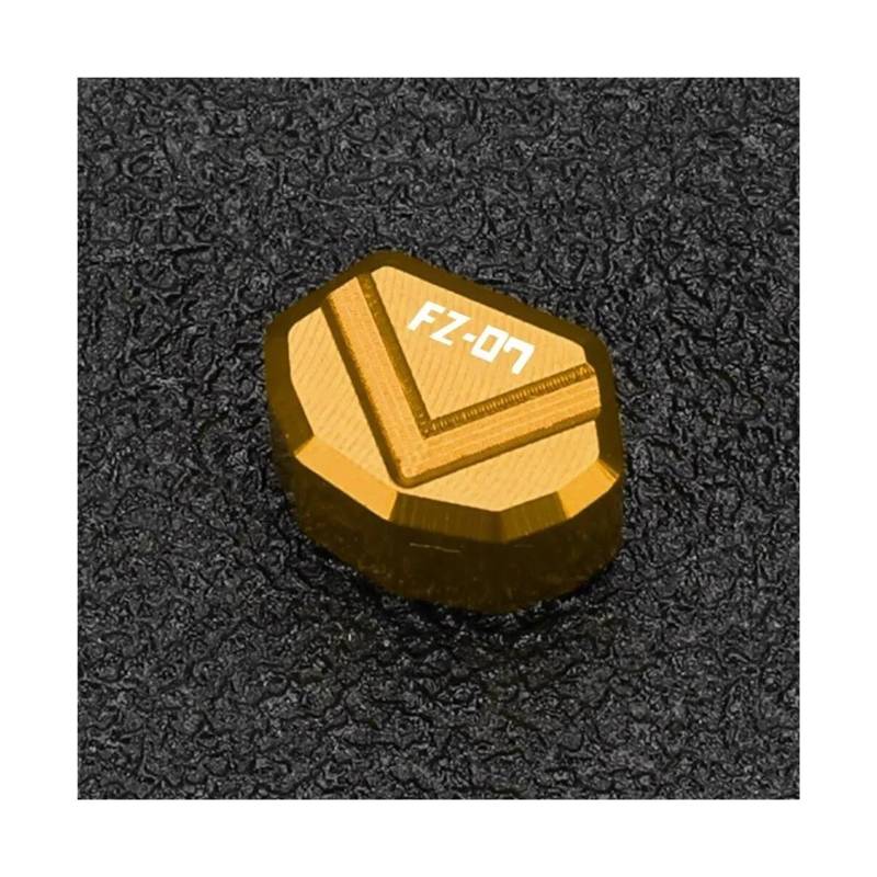 Aimazom Für YA&MAHA FZ07 FZ-07 FZ 07 2014-2023 Motorrad Schalter Taste Blinker KeyCap Blinkerschalter Tastenkappe(Gold) von Aimazom