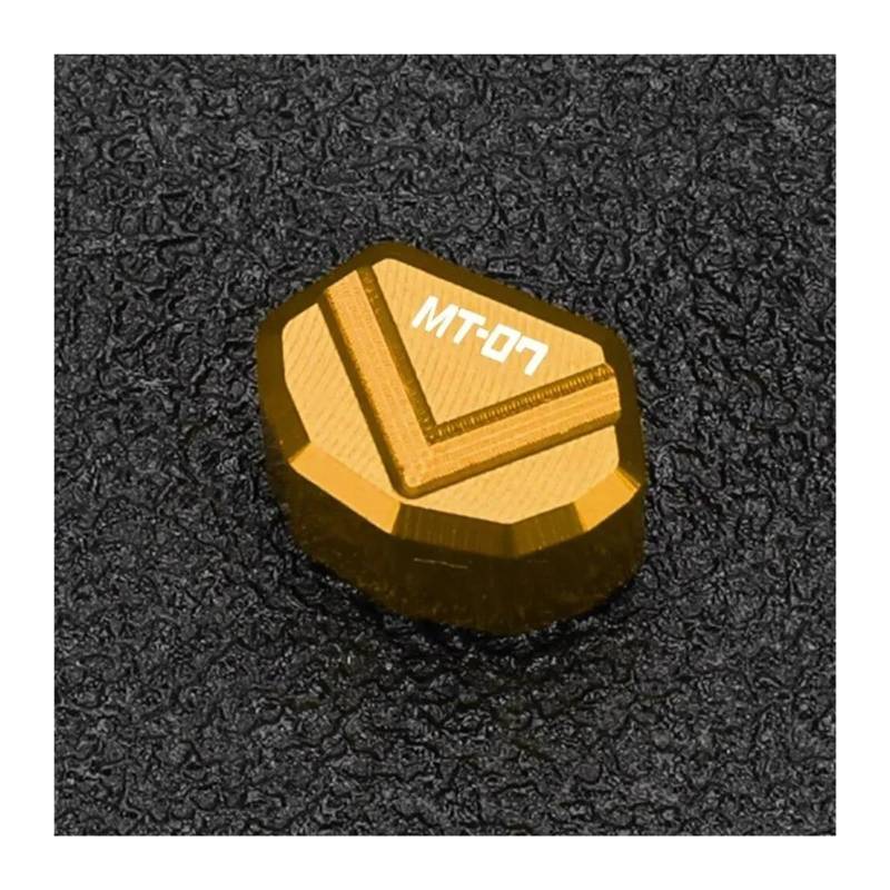 Aimazom Für YA&MAHA Für Tracer MT07 MT-07 2014-2023 Motorrad Schalter Taste Blinker Keycap Blinkerschalter Tastenkappe(Gold) von Aimazom