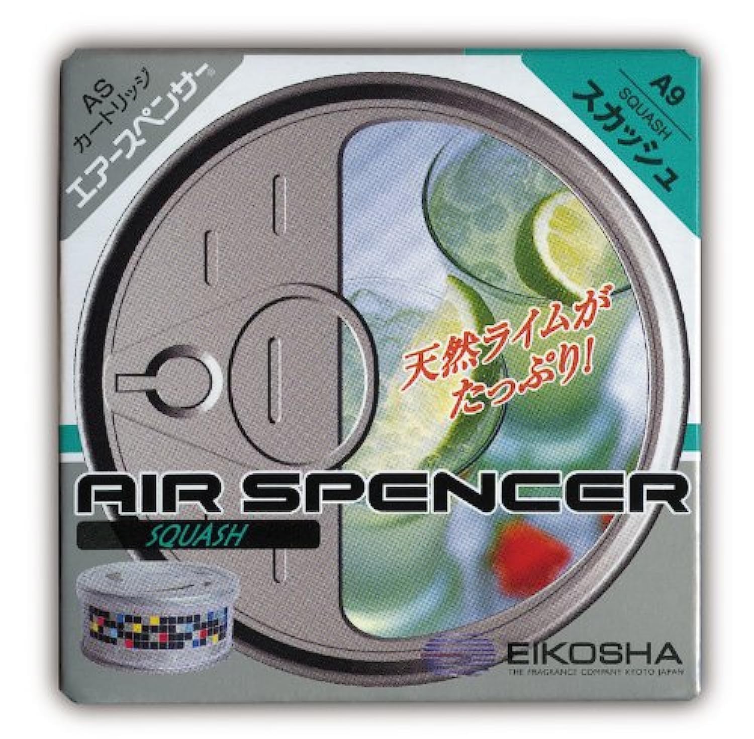 Eikosha Lufterfrischer-Kartusche Air Spencer CS-X3 CSX3, A9 Squash (Fruchtsaft) von Air Spencer