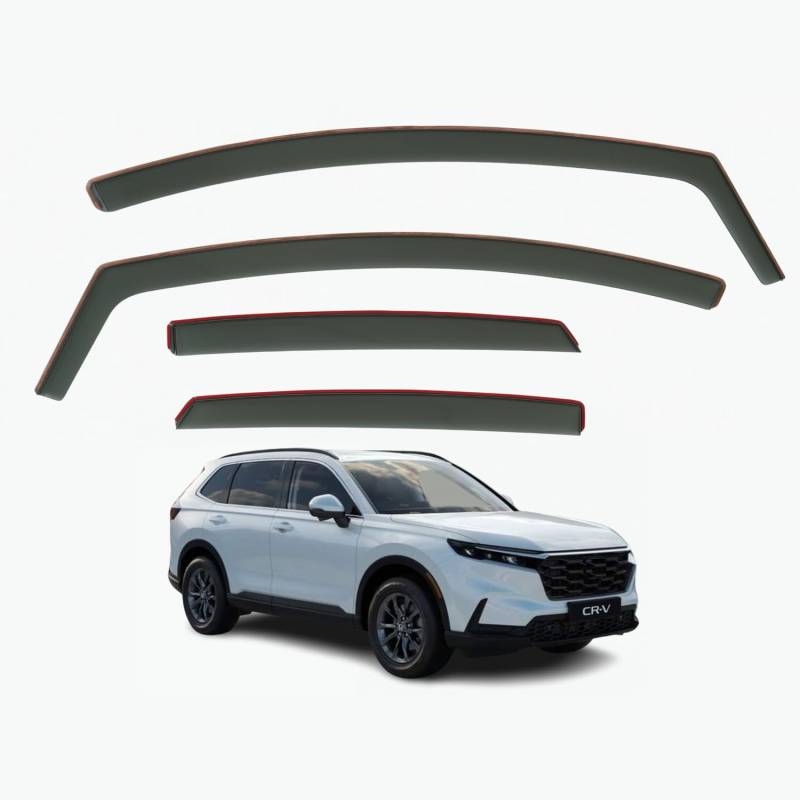 Set mit 4 Windabweisern, kompatibel mit Honda CR-V 5-Türer SUV 2023 2024 2025 2026 Modelle. von AirFlux