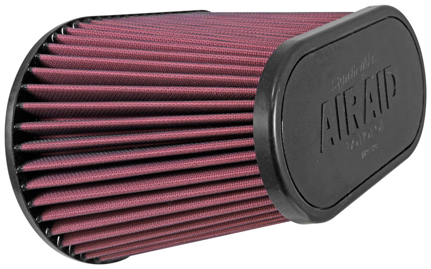 Airaid (AIR-720-128) Universal-Luftfilter: oval konisch; 114 mm Flansch-ID; 187 mm Höhe; 292 mm x 178 mm) Sockel; 229 x 114 mm oben, rot von Airaid