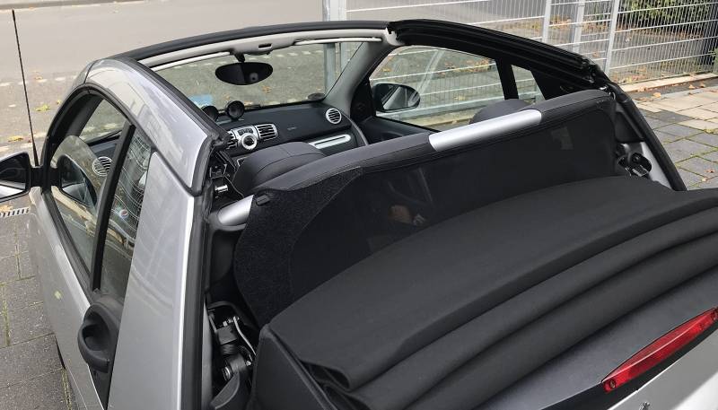 Airax Windschott geeignet für Smart Fortwo 451 Cabrio von Chrom Design
