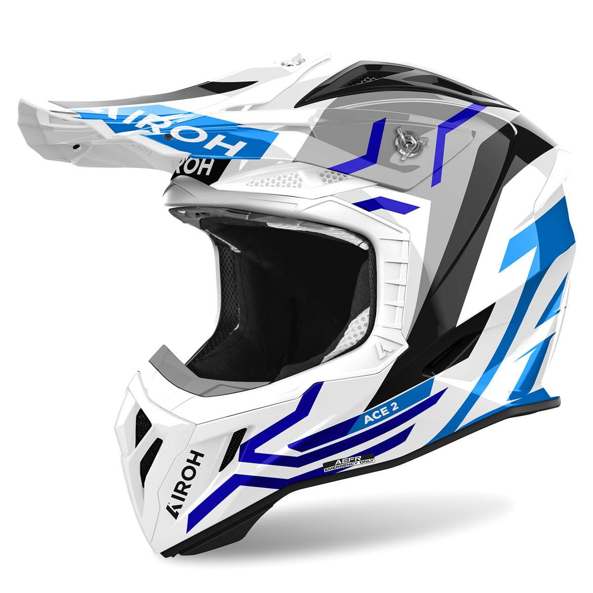 AIROH AVIATOR ACE 2 GROUND BLUE GLOSS XL AIROH AVIATOR ACE 2 GROUND BLUE GLOSS XL von AIROH