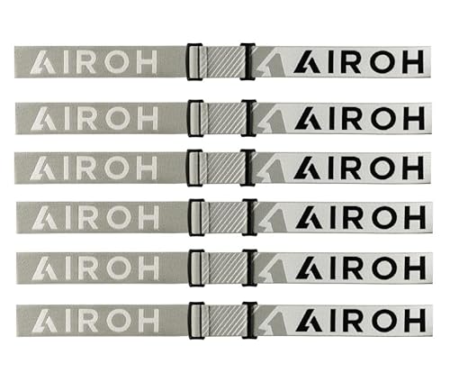 AIROH STRAP XR1 LIGHT GREY/WHITE von Airoh