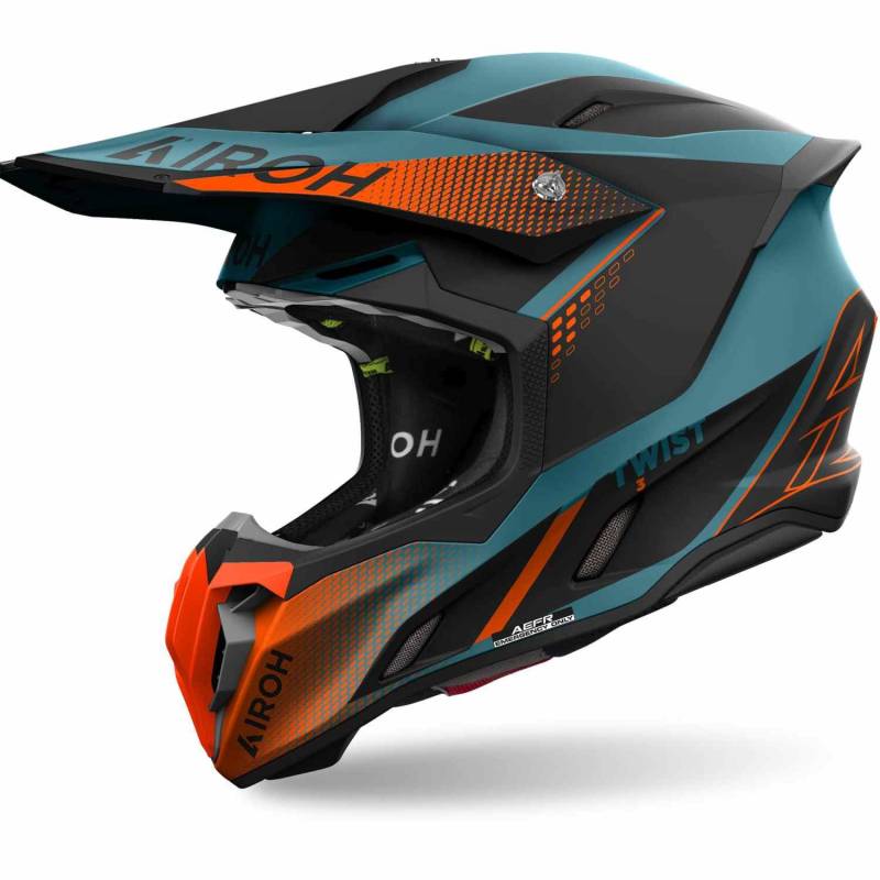 AIROH TWIST 3 SHARD ORANGE MATT XS von AIROH