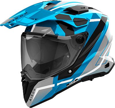 Airoh Commander 2 Mavick, Endurohelm - Grau/Blau/Schwarz - S Airoh Commander 2 Mavick, Endurohelm - Grau/Blau/Schwarz - S von Airoh