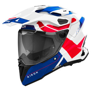 Airoh Commander 2 Reveal Endurohelm Weiss Blau Rot Schwarz von Airoh
