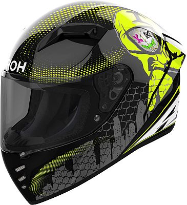 Airoh Connor Gamer, Integralhelm - Schwarz/Grau/Neon-Gelb - L Airoh Connor Gamer, Integralhelm - Schwarz/Grau/Neon-Gelb - L von Airoh